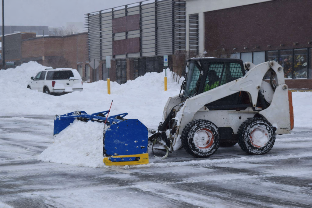 Winter snow removal in Edmonton